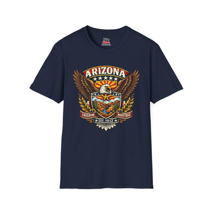 Arizona Americana Eagle Unisex Softstyle T Shirt State Pride Graphic Tee Collections FS03