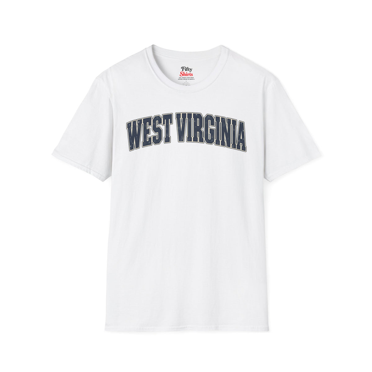 West Virginia Unisex Softstyle T Shirt State Name Graphic Tee