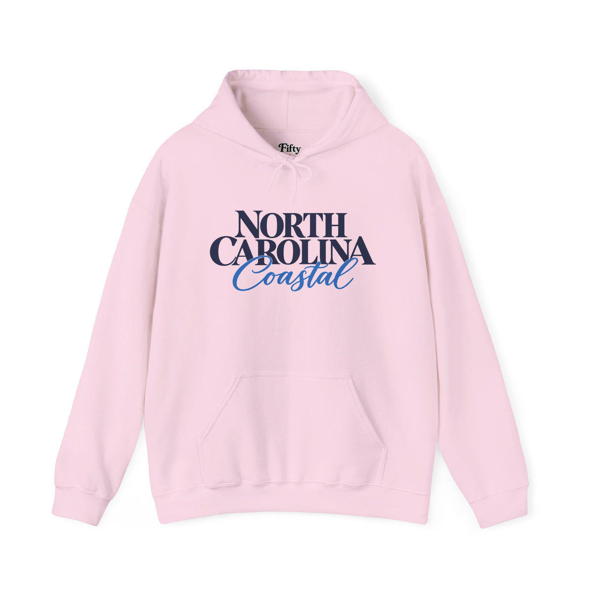 North Carolina Coastal Unisex Hoodie State Name Graphic