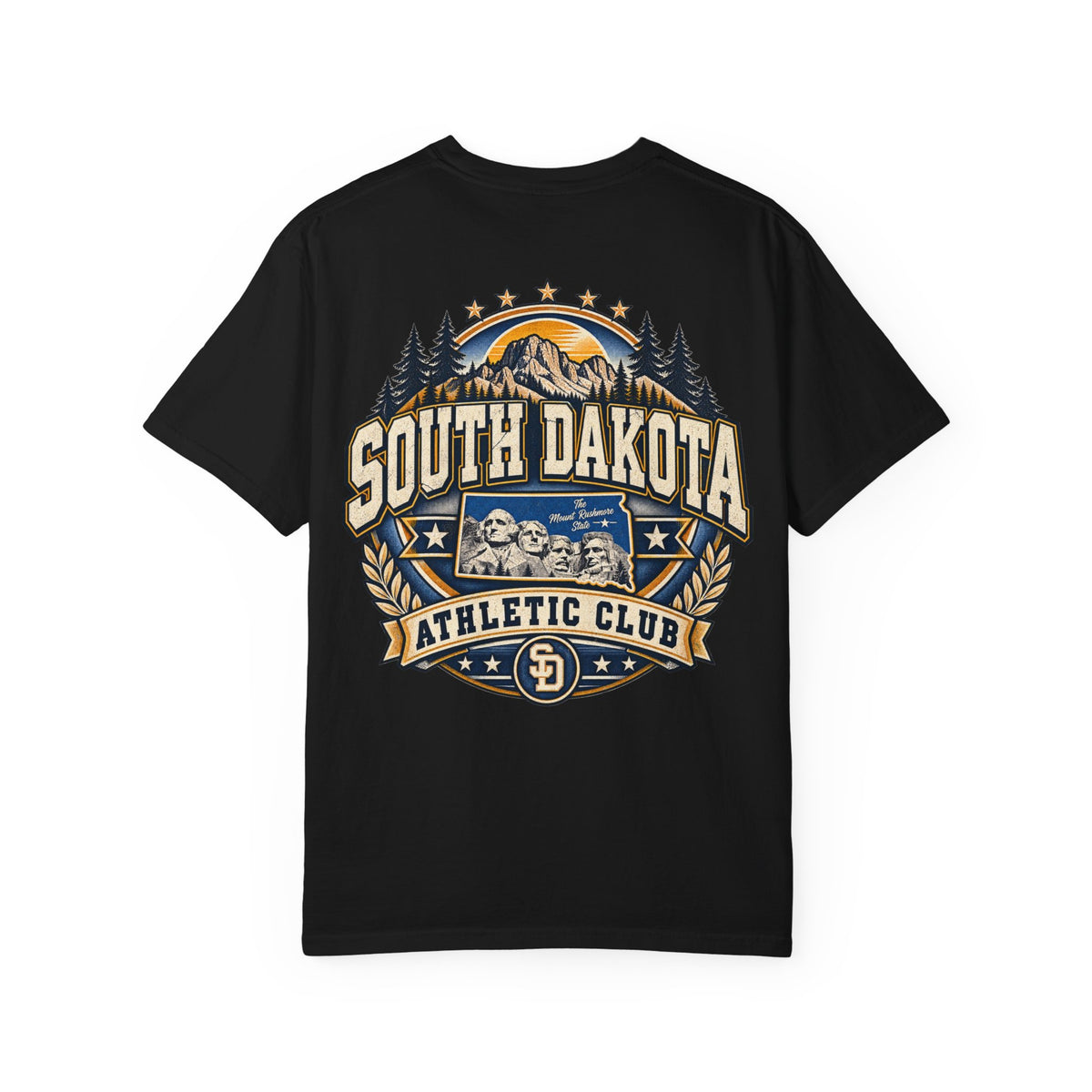 South Dakota Athletic Club Unisex Comfort Color 1717 Streetwear Graphic Tee