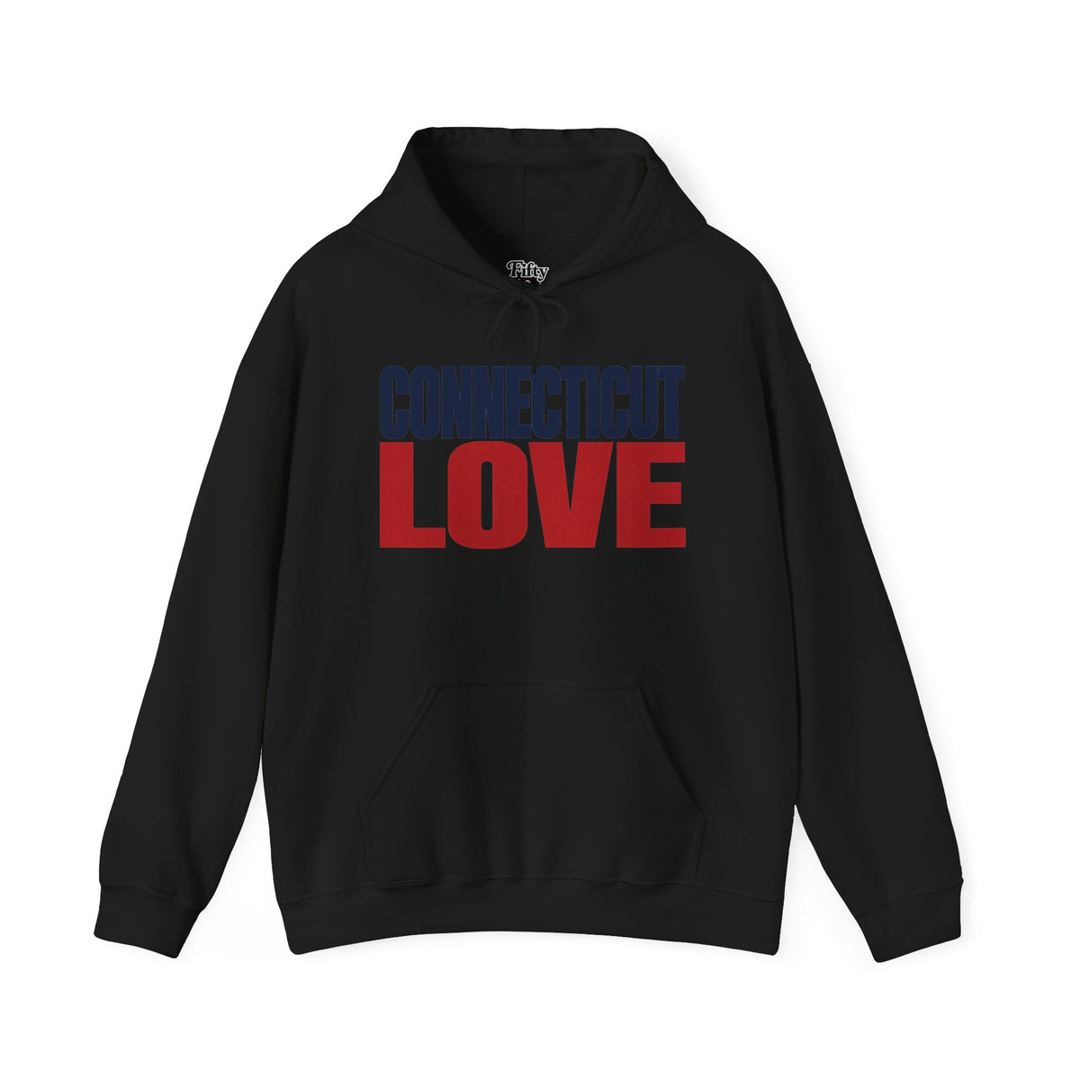 Connecticut Love Unisex Hoodie State Name Graphic