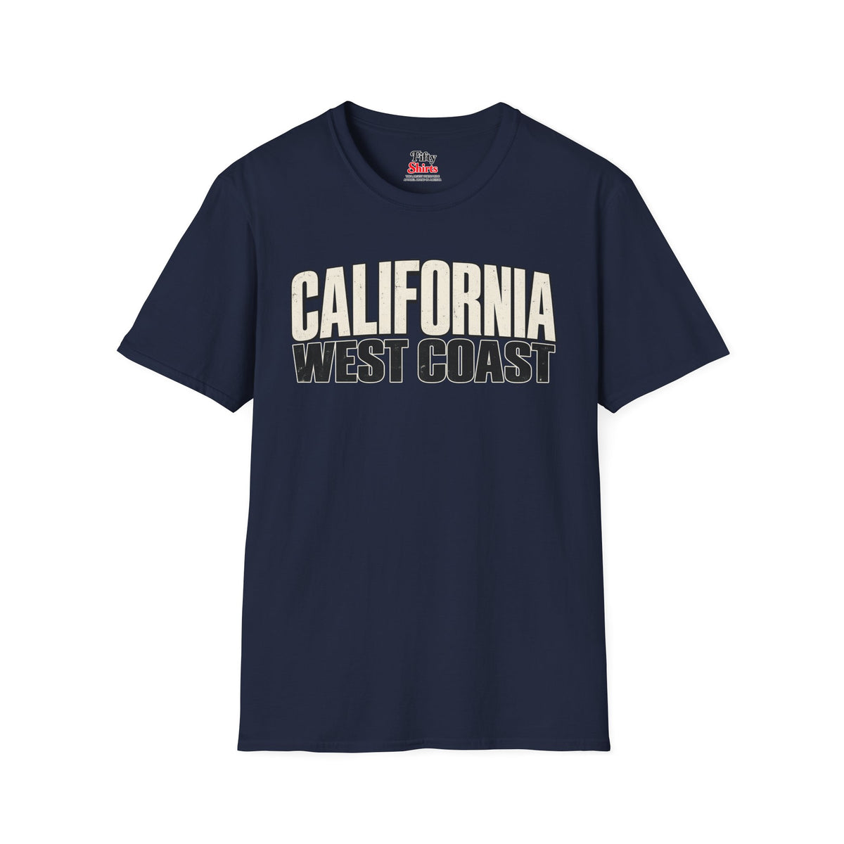 California West Coast Unisex Softstyle T Shirt State Name Graphic Tee