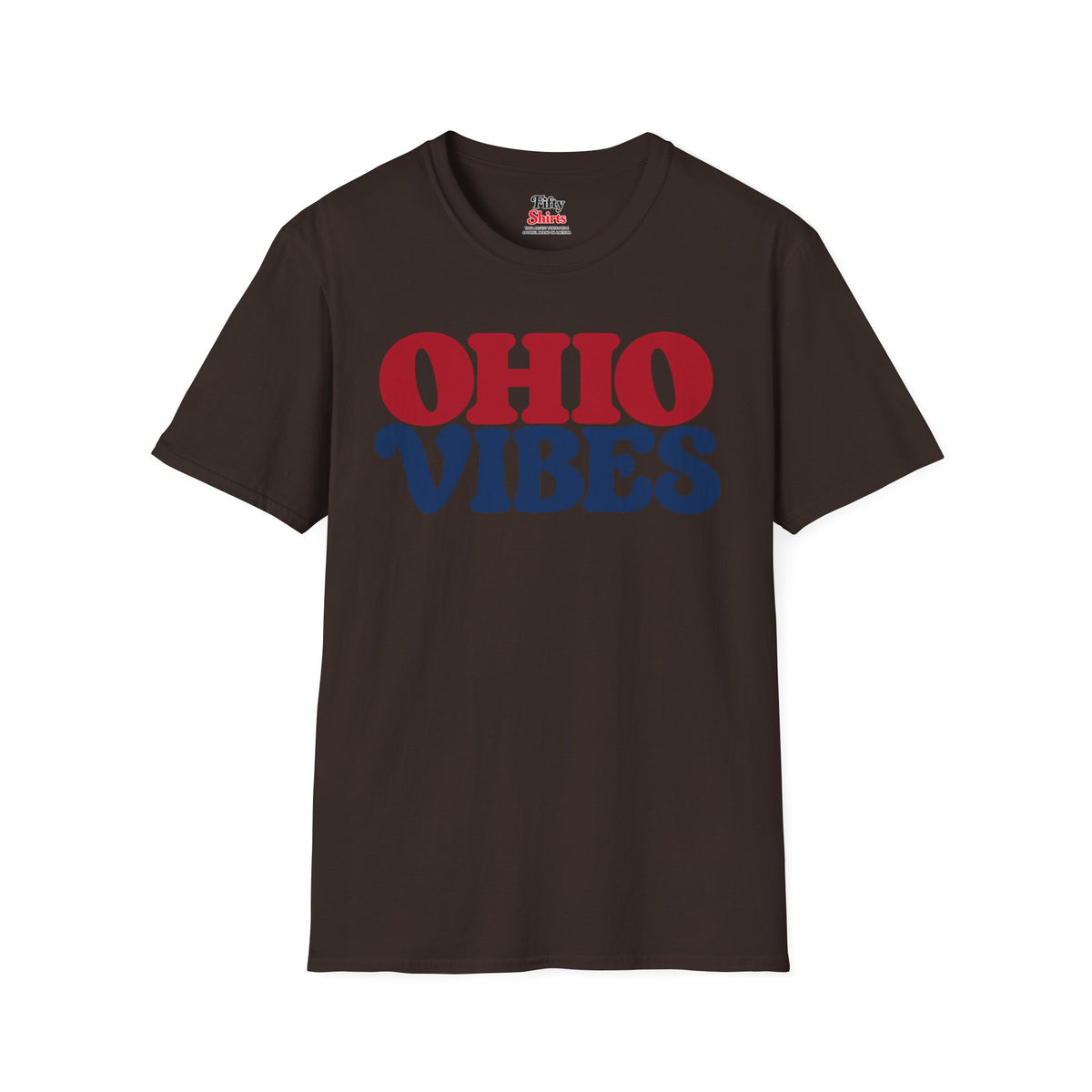 Ohio Vibes Unisex Softstyle T Shirt State Name Graphic Tee
