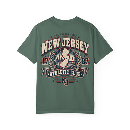 New Jersey Athletic Club Unisex Comfort Color 1717 Streetwear Graphic Tee