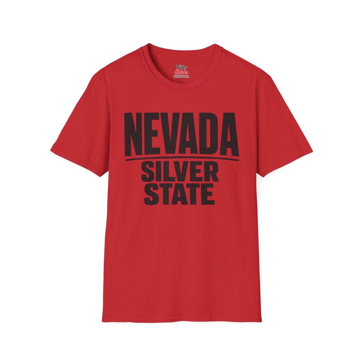 Nevada Silver State Unisex Softstyle T Shirt State Name Graphic Tee
