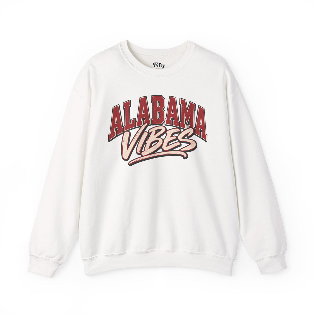 Alabama Vibes Unisex Crewneck Sweatshirt State Name Graphic