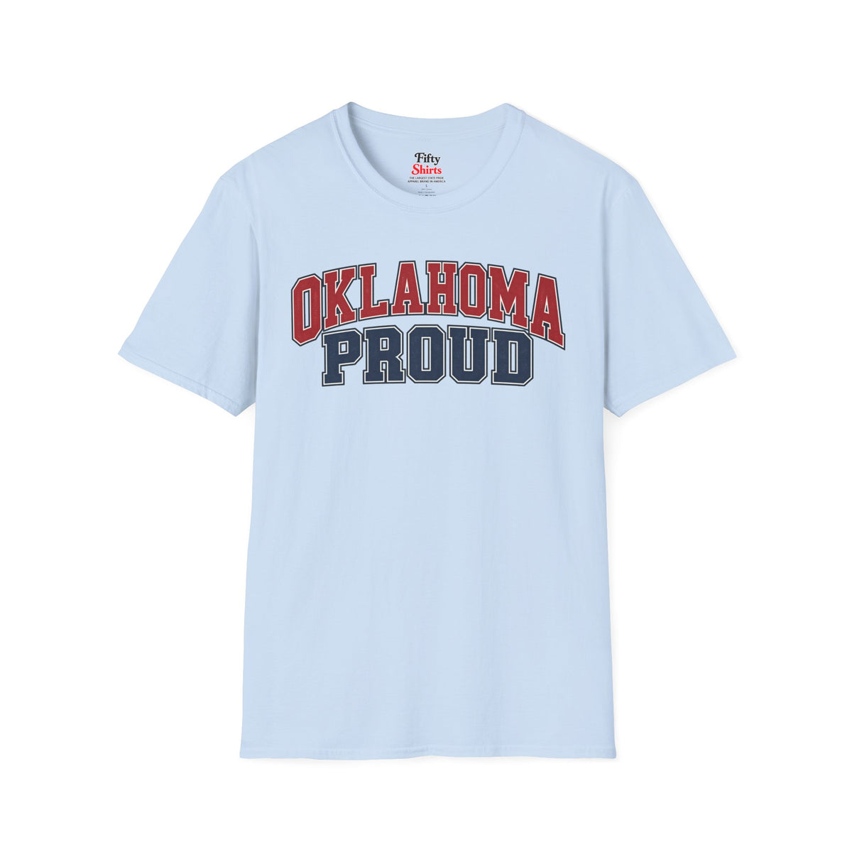 Oklahoma Proud Unisex Softstyle T Shirt State Name Graphic Tee