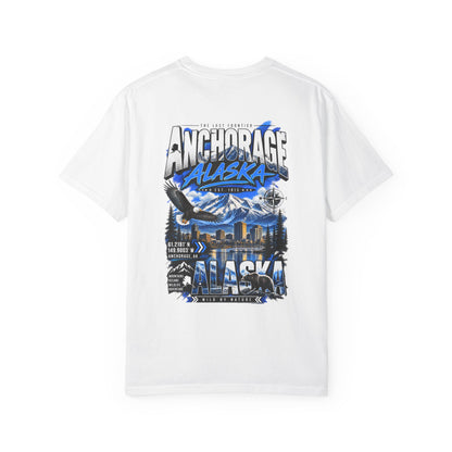 Anchorage Alaska Streetwear  Unisex Comfort Color 1717 Streetwear Graphic Tee