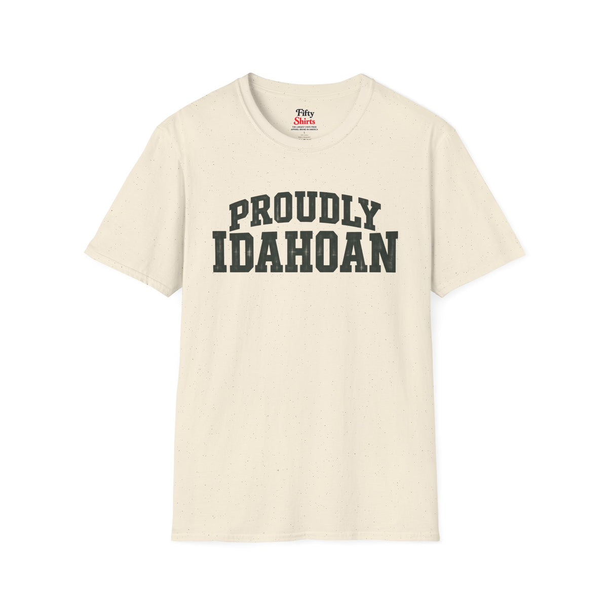 Proudly Idahoan Idaho Unisex Softstyle T Shirt State Name Graphic Tee