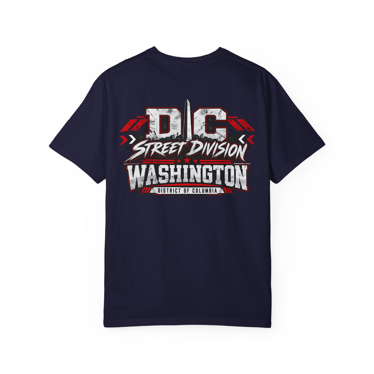 Washington DC Street Division Unisex Comfort Color 1717 Streetwear Graphic Tee
