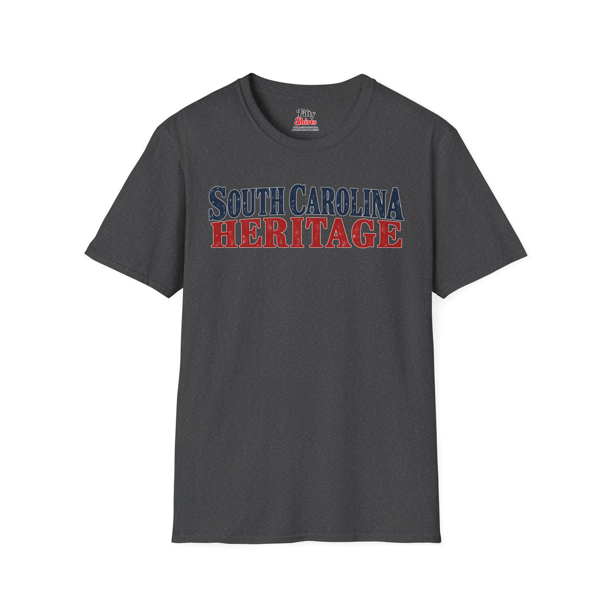 South Carolina Heritage Unisex Softstyle T Shirt State Name Graphic Tee