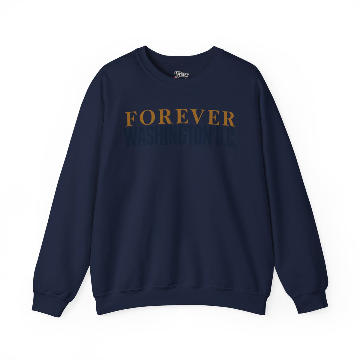 Forever Washington DC Unisex Crewneck Sweatshirt State Name Graphic