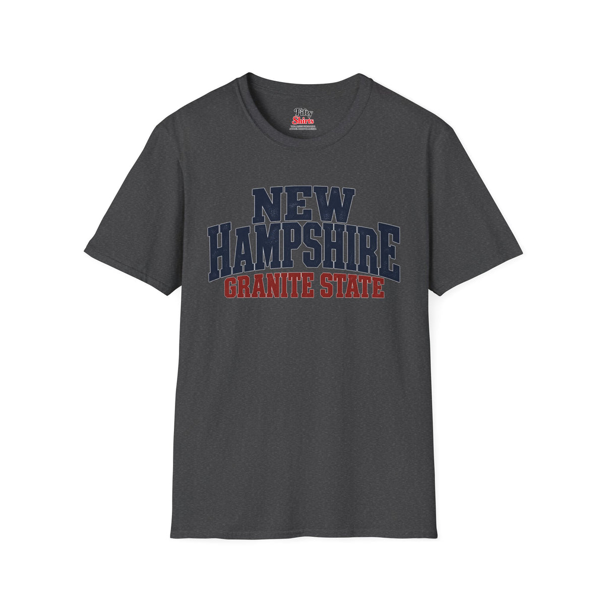 New Hampshire Granite State Unisex Softstyle T Shirt State Name Graphic Tee