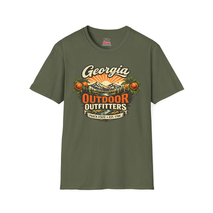 Georgia Outdoor Outfitters Unisex Softstyle T Shirt State Pride Graphic Tee Collections FS03