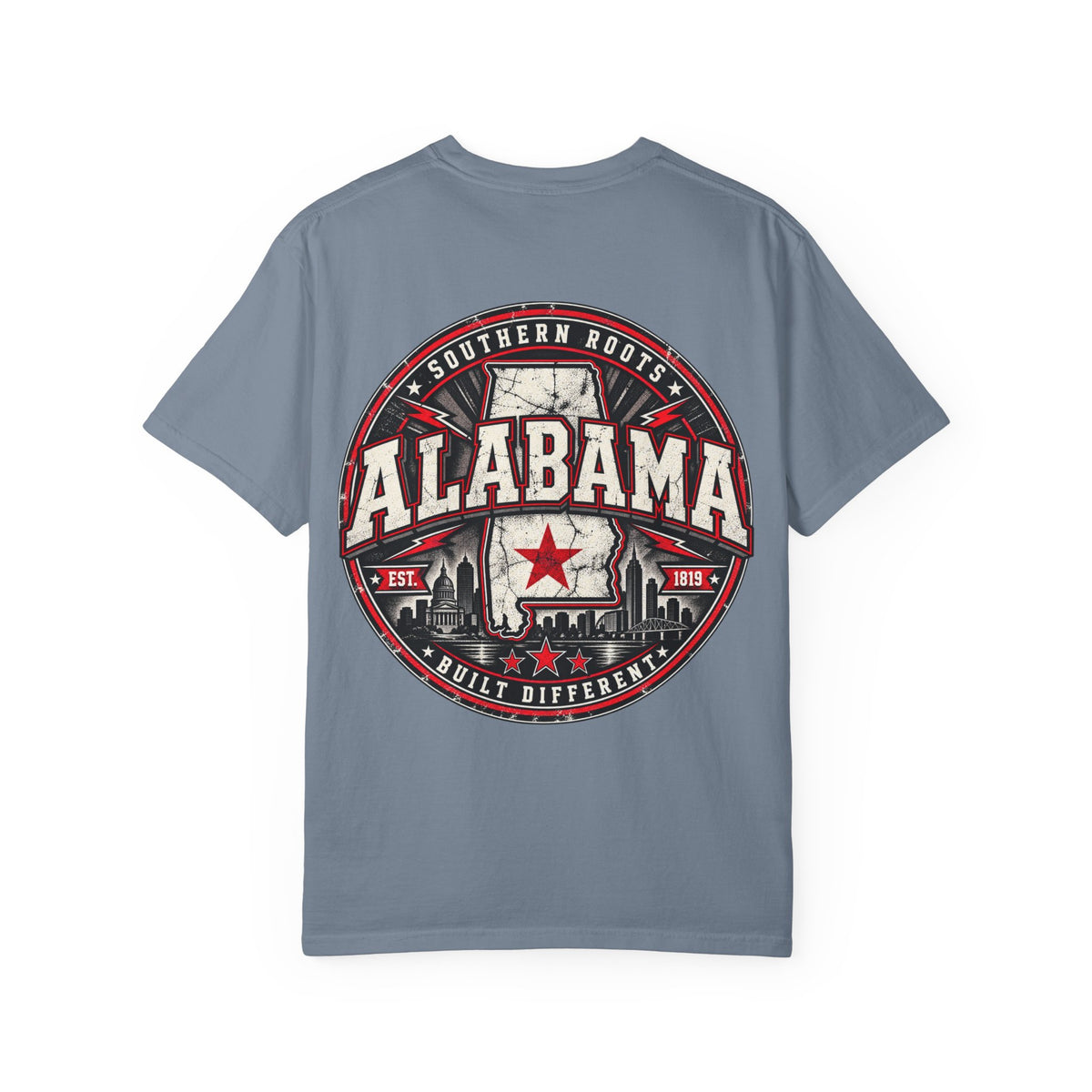 Alabama Urban Badge Unisex Comfort Color 1717 Streetwear Graphic Tee