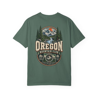 Oregon Mountain Club Unisex Comfort Color 1717 Streetwear Graphic Tee