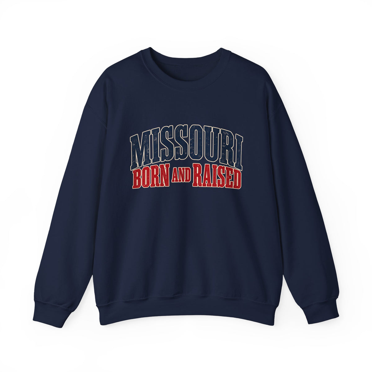 Missouri Born and Raised Midwest Heritage Unisex Sweatshirt Graphic