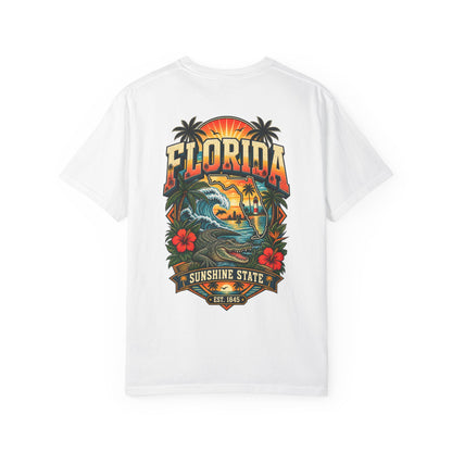 Florida Sunshine Legacy  Unisex Comfort Color 1717 Streetwear Graphic Tee