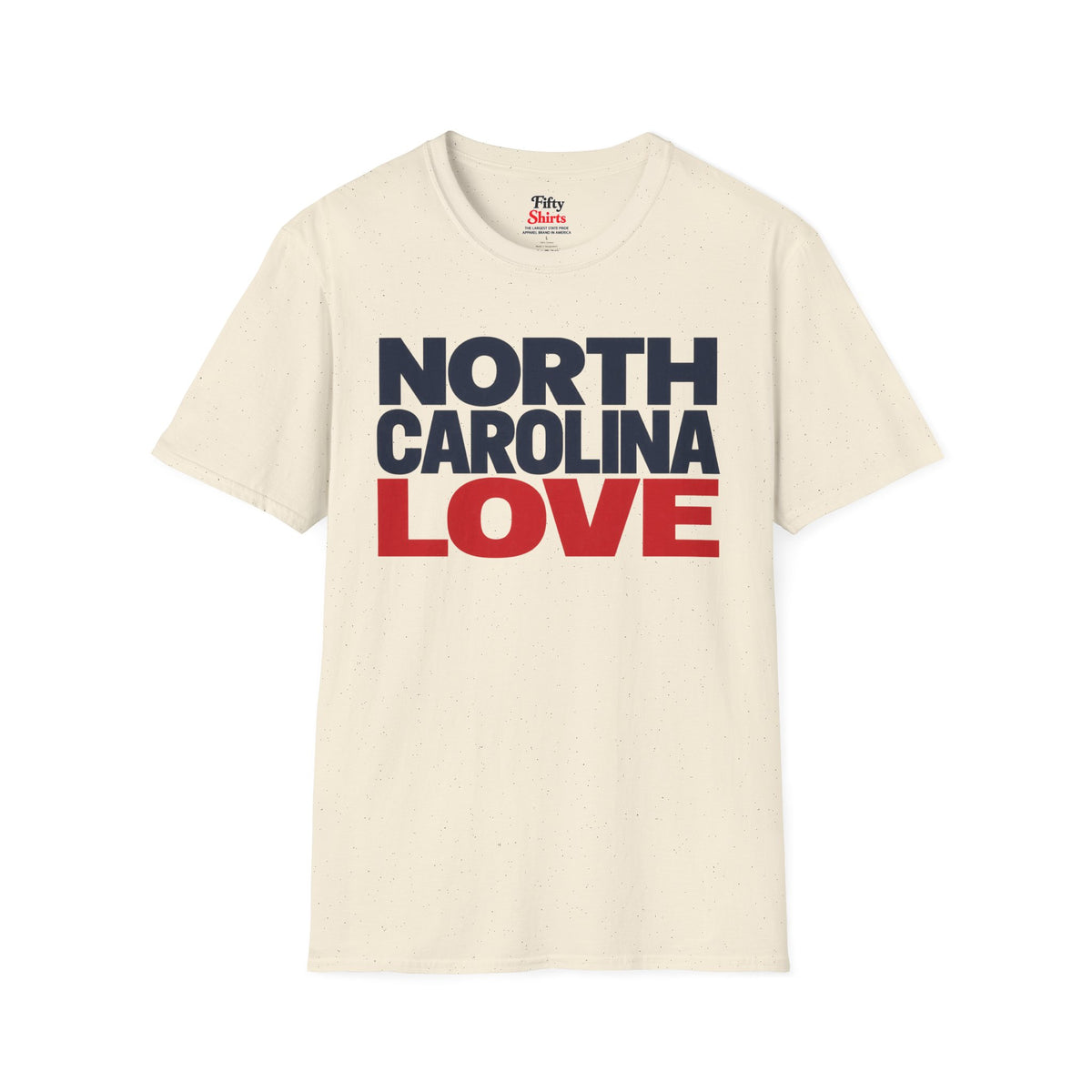 North Carolina Love Unisex Softstyle T Shirt State Name Graphic Tee