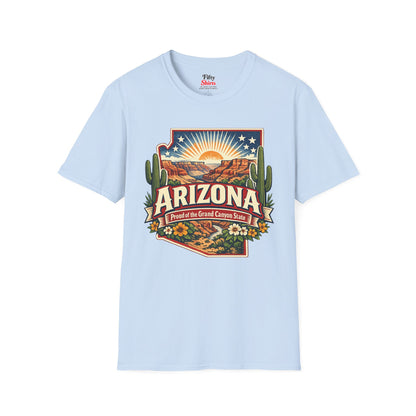 Arizona State Pride Unisex Softstyle T Shirt State Pride Graphic Tee Collections FS03