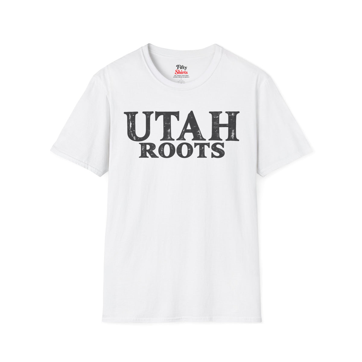 Utah Roots Unisex Softstyle T Shirt State Name Graphic Tee