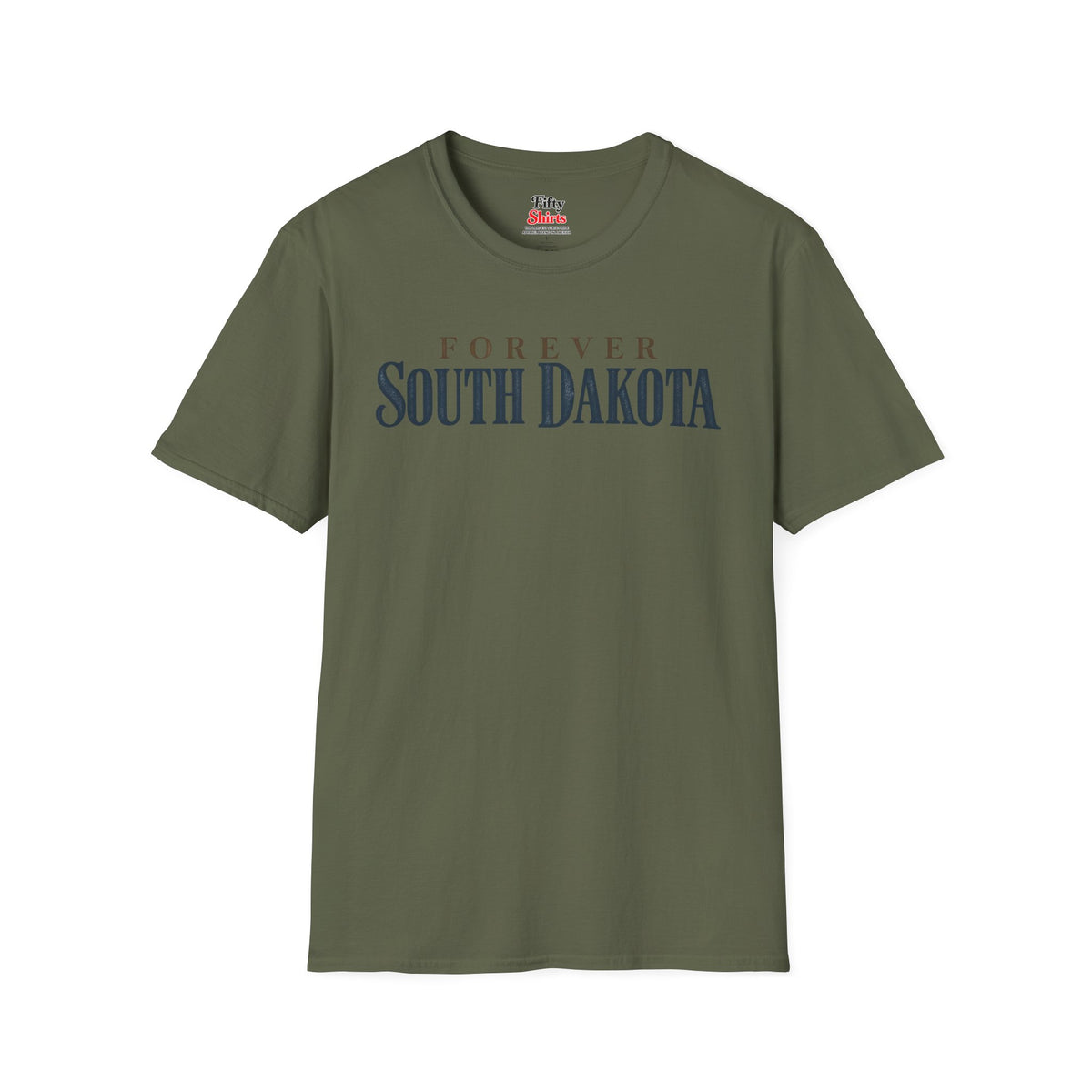 Forever South Dakota Unisex Softstyle T Shirt State Name Graphic Tee
