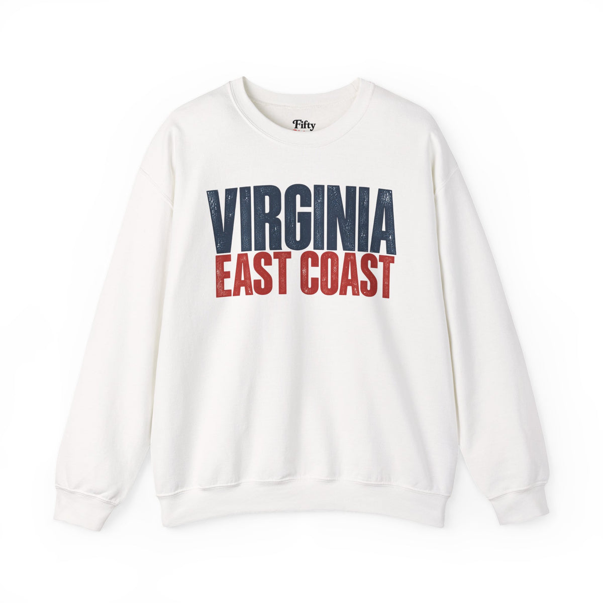 Virginia East Coast Unisex Crewneck Sweatshirt State Name Graphic