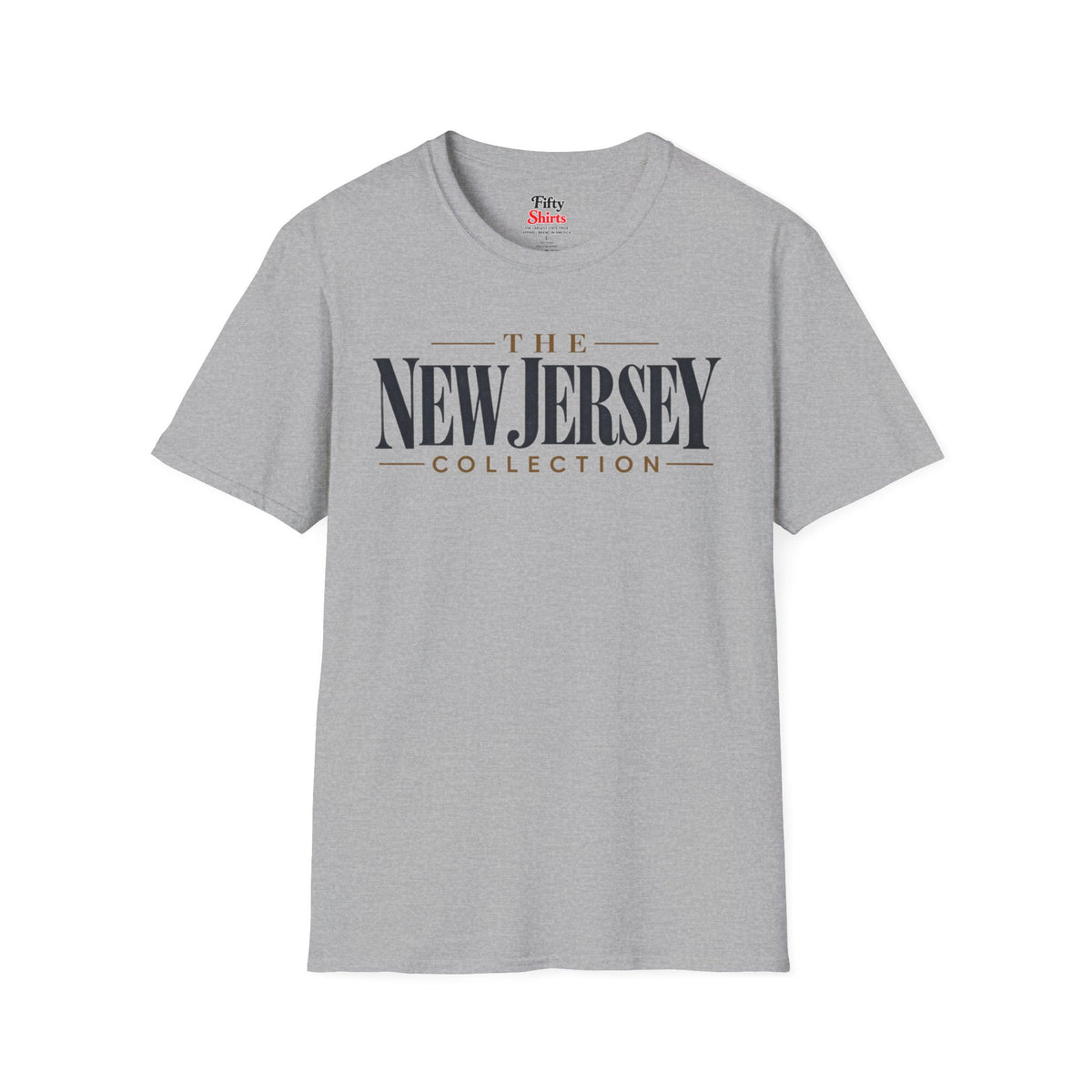 The New Jersey Collection Unisex Softstyle T Shirt State Name Graphic Tee