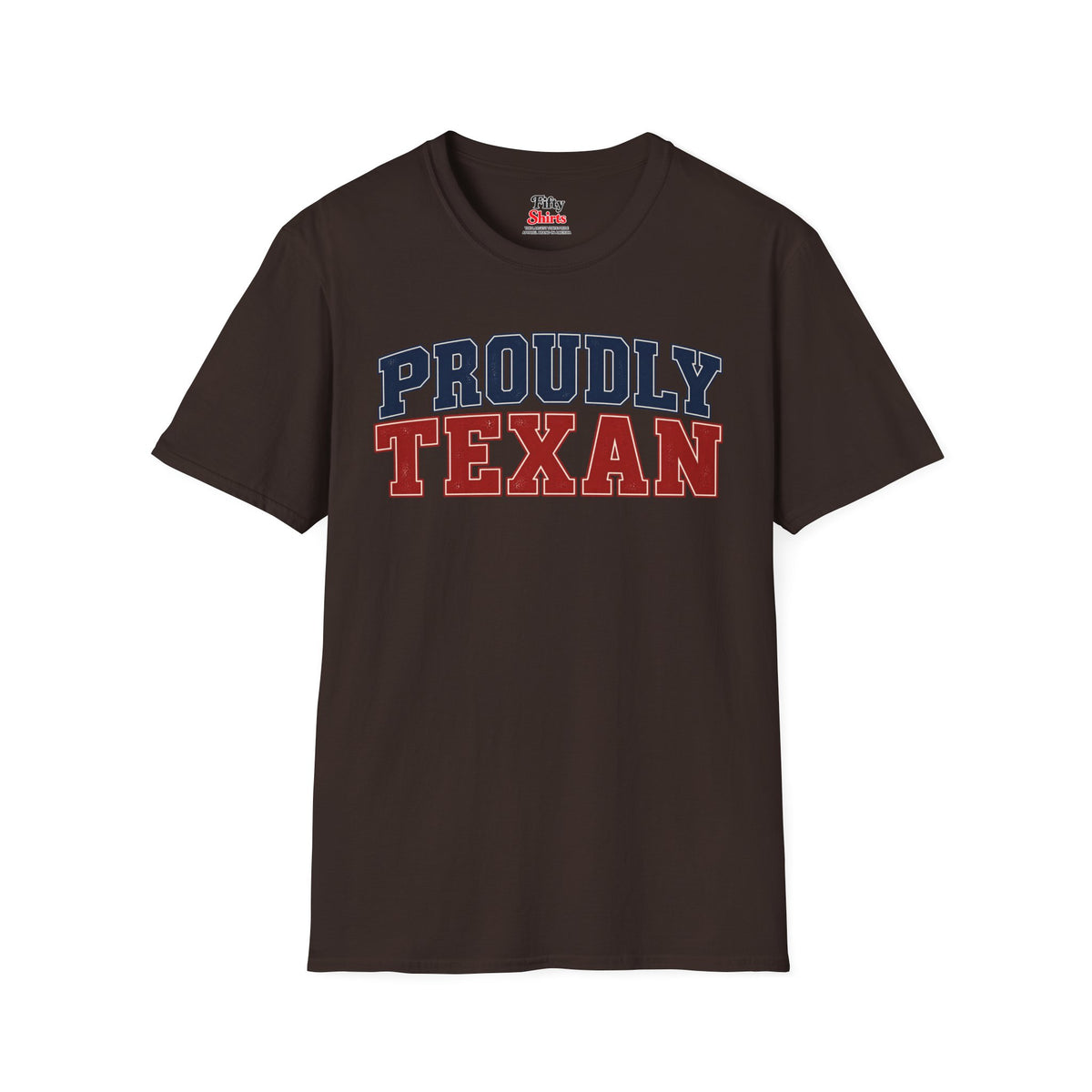 Proudly Texan Texas Unisex Softstyle T Shirt State Name Graphic Tee