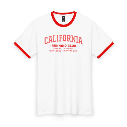 California Running Club 2026 All State Men's Staple Ringer Tee