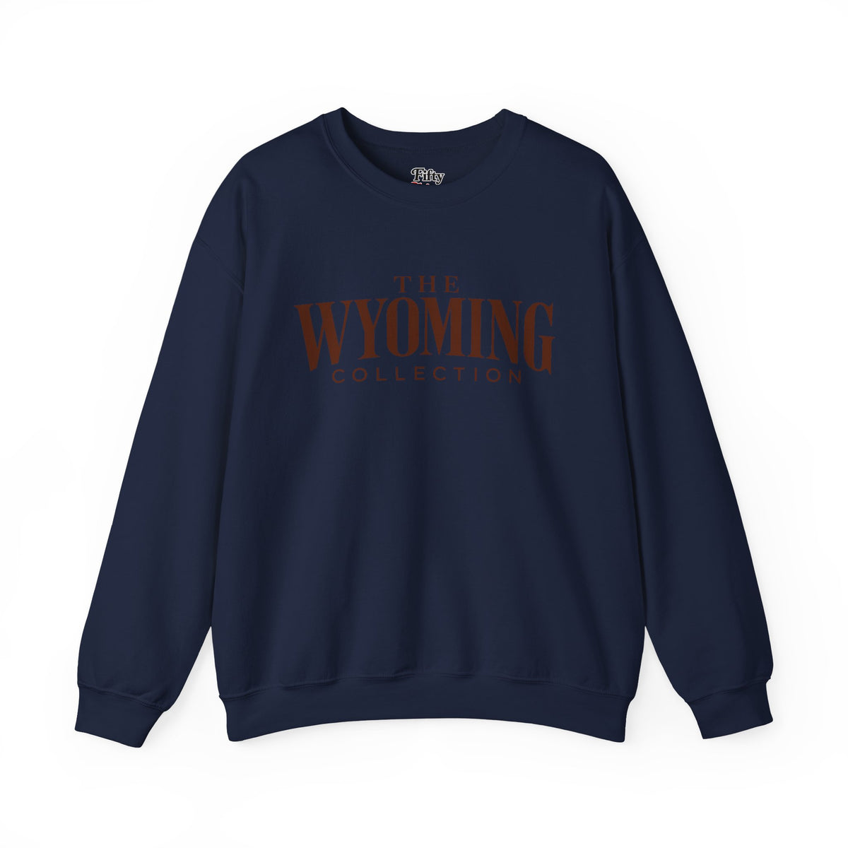 The Wyoming Collection Unisex Crewneck Sweatshirt State Name Graphic