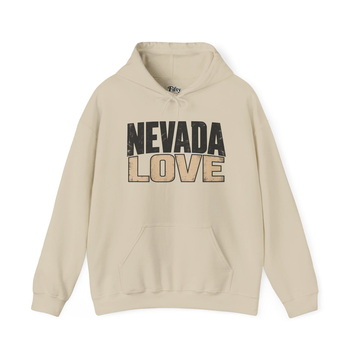 Nevada Love Unisex Hoodie State Name Graphic