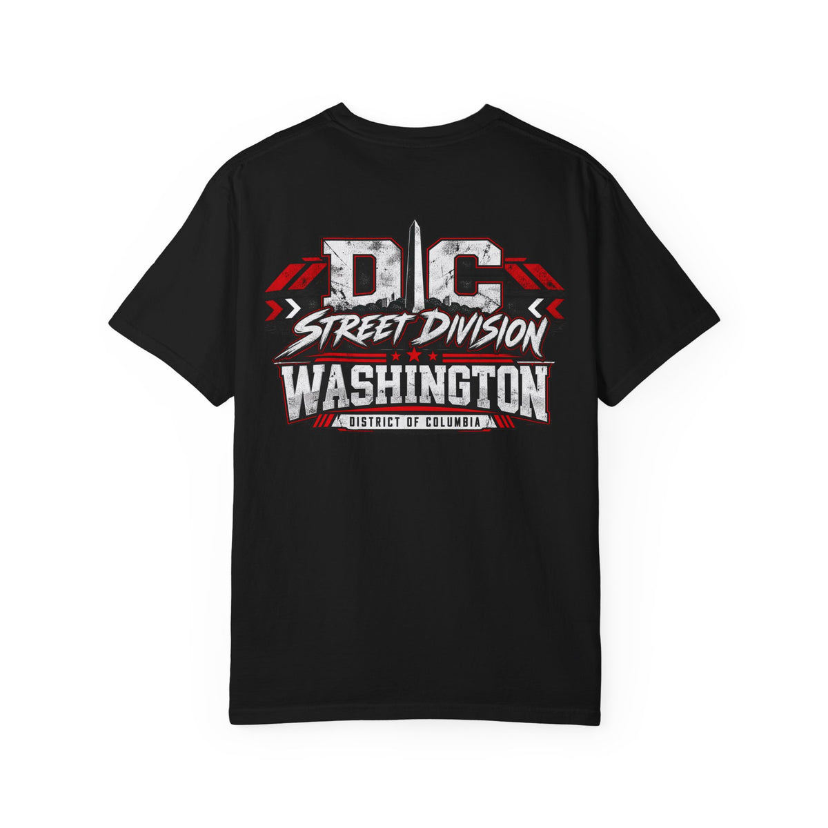 Washington DC Street Division Unisex Comfort Color 1717 Streetwear Graphic Tee