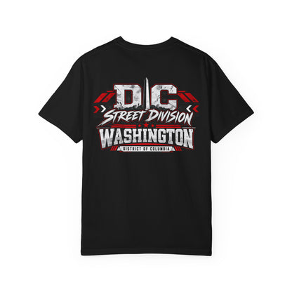 Washington DC Street Division Unisex Comfort Color 1717 Streetwear Graphic Tee