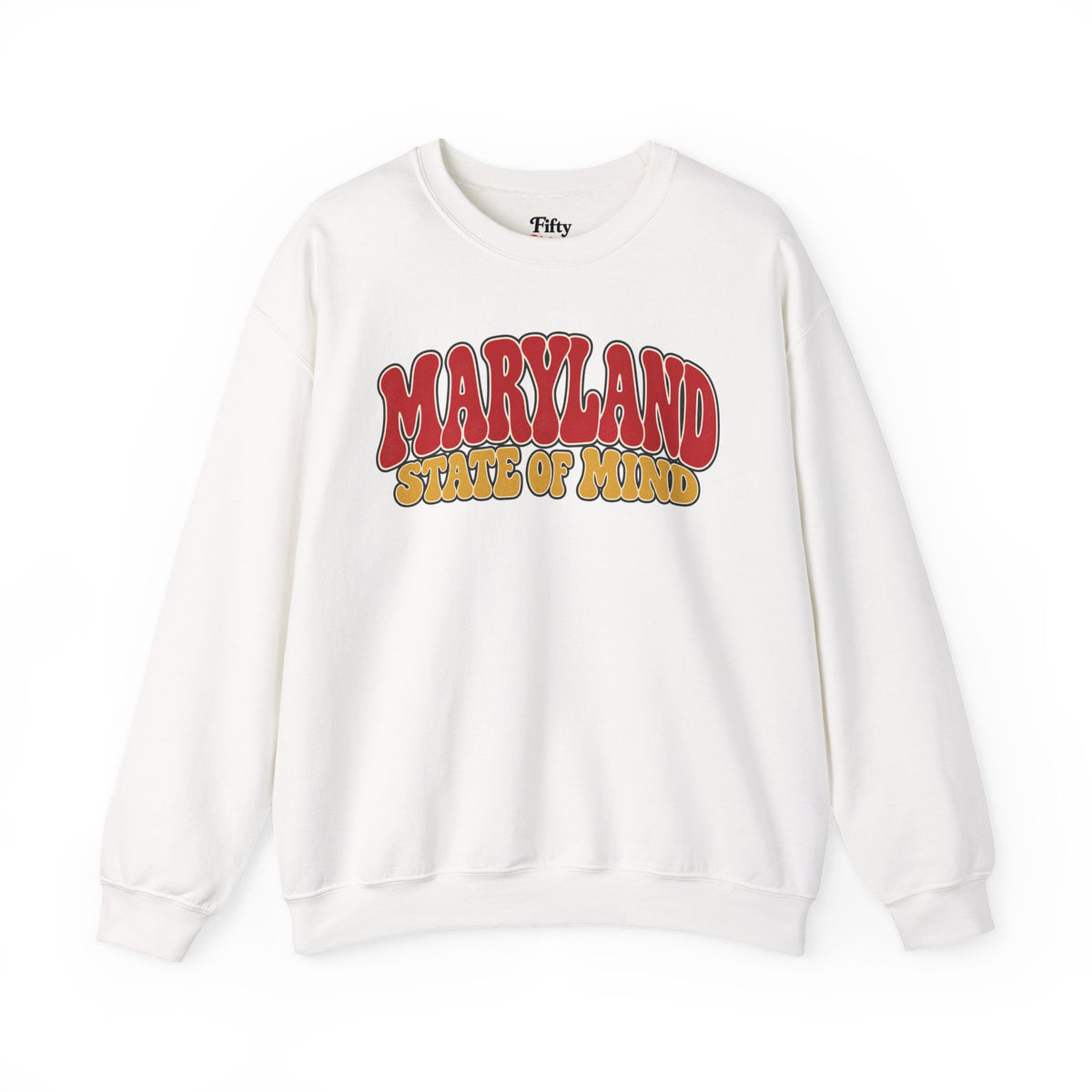 Maryland State of Mind Unisex Crewneck Sweatshirt State Name Graphic