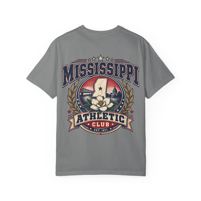 Mississippi Athletic Club Unisex Comfort Color 1717 Streetwear Graphic Tee