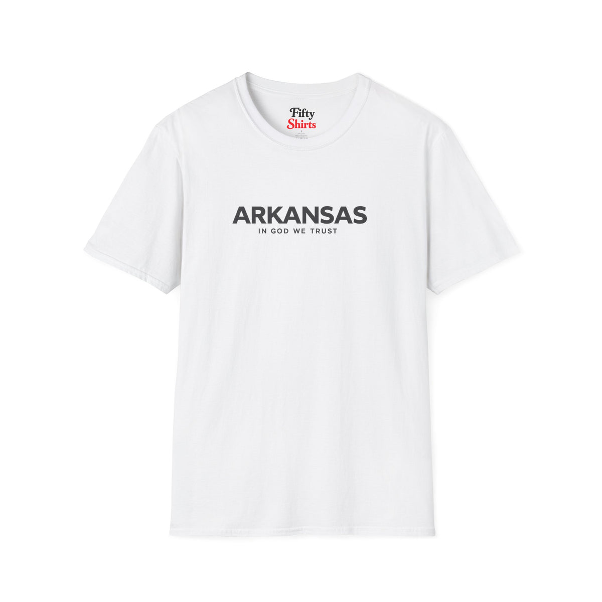 Arkansas All State In God We Trust Front Design Unisex Everyday Tee