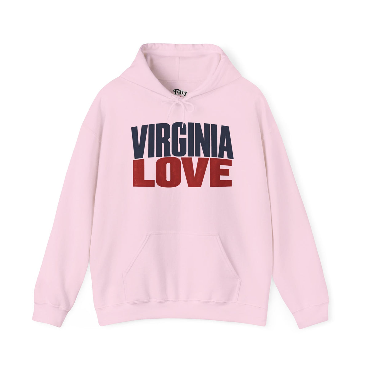 Virginia Love Unisex Hoodie State Name Graphic