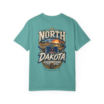 North Dakota Street Legacy Unisex Comfort Color 1717 Streetwear Graphic Tee
