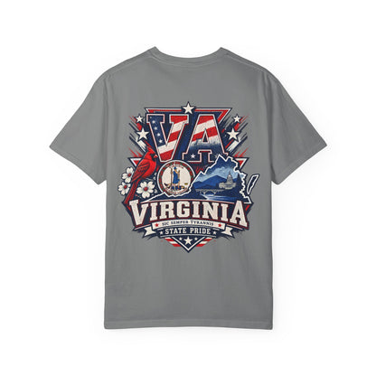 Virginia State Pride Unisex Comfort Color 1717 Streetwear Graphic Tee
