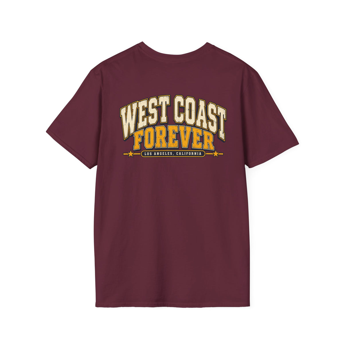 West Coast Forever Los Angeles Unisex Softstyle Graphic Tee