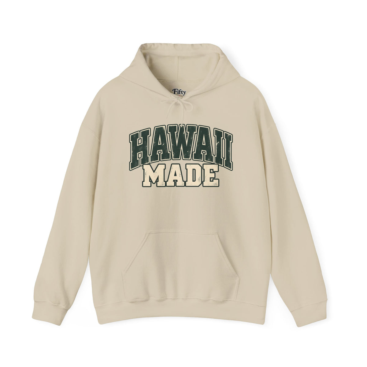 Hawaii Made Unisex Hoodie State Name Graphic