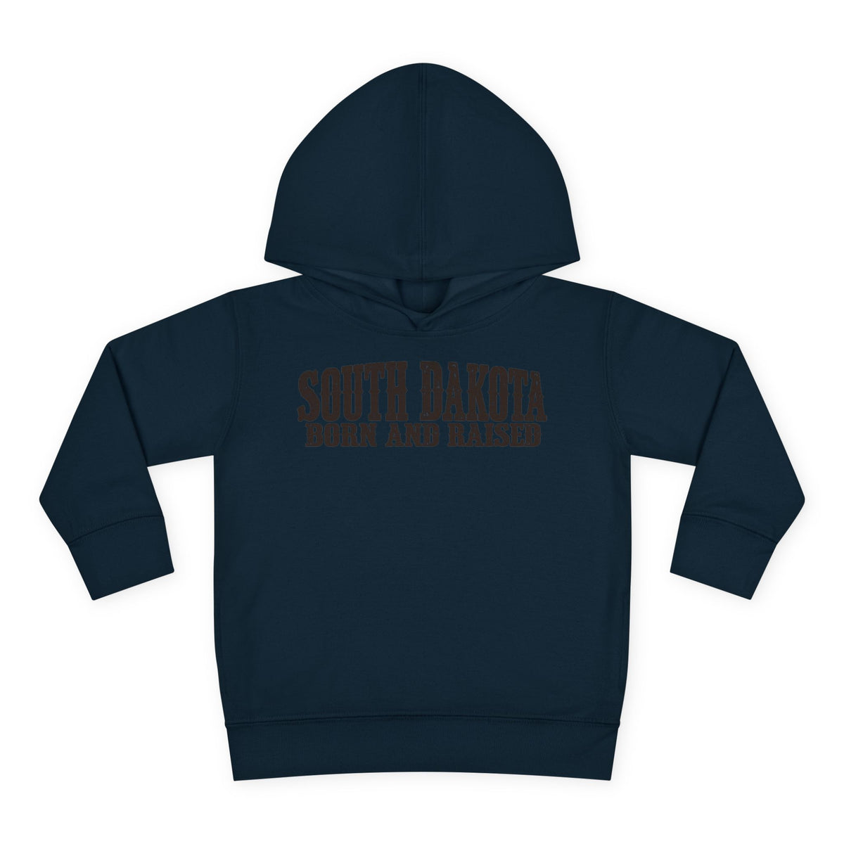 South Dakota Born and Raised Western Heritage Unisex Toddler Pullover Fleece Hoodie
