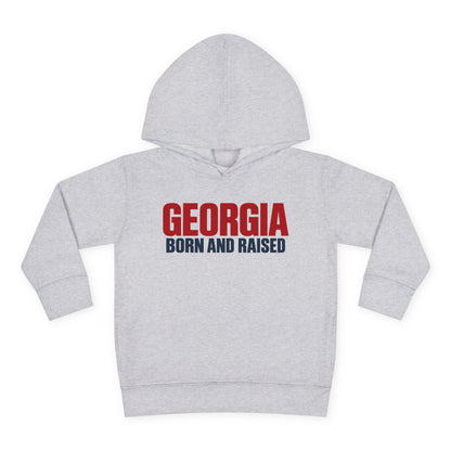 Georgia Born and Raised Minimal Modern Unisex Toddler Pullover Fleece Hoodie