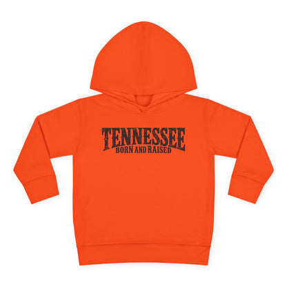 Tennessee Born and Raised Southern Heritage Unisex Toddler Pullover Fleece Hoodie