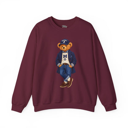 Maine- Game Day Teddy Bear Sweatshirt