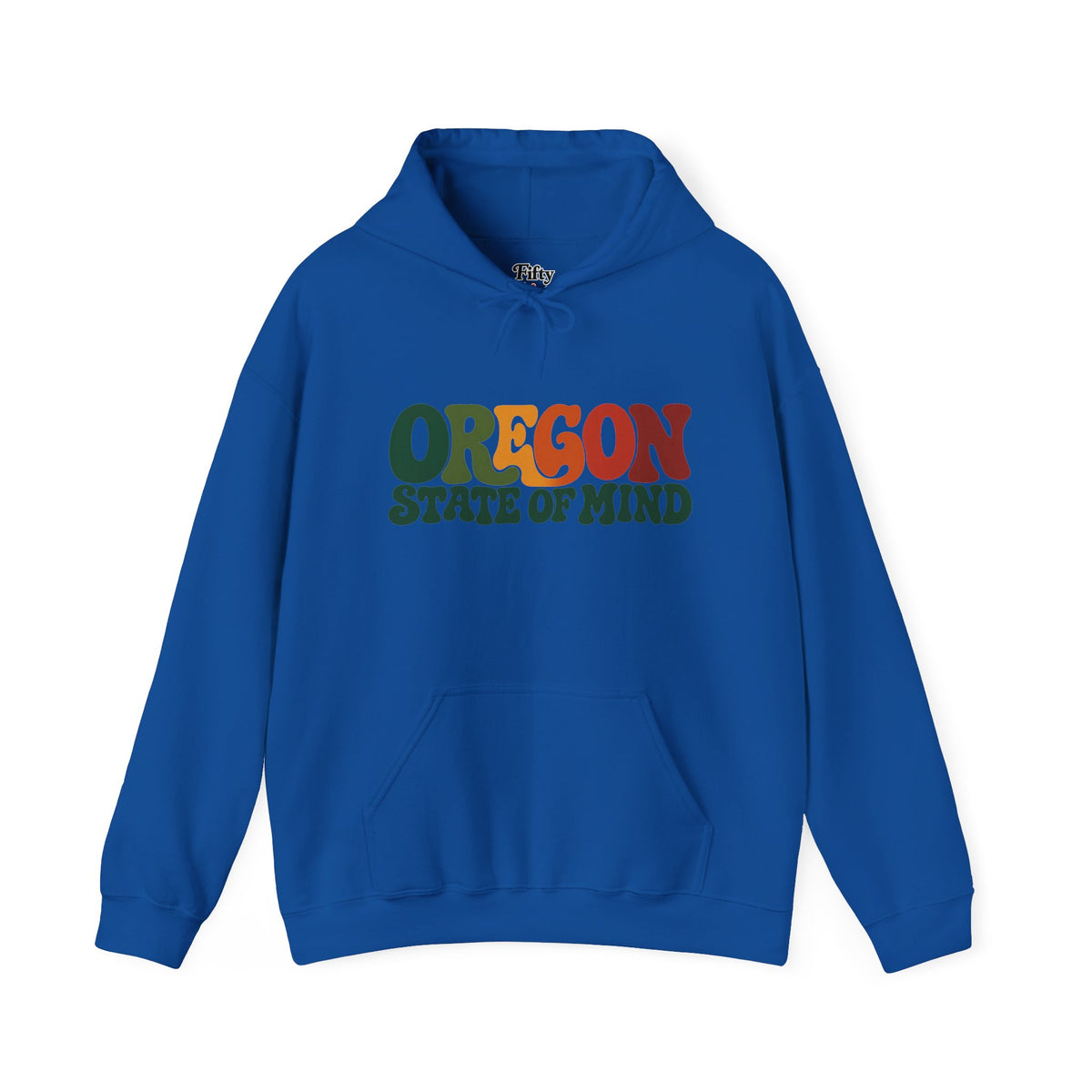 Oregon State of Mind Unisex Hoodie State Name Graphic