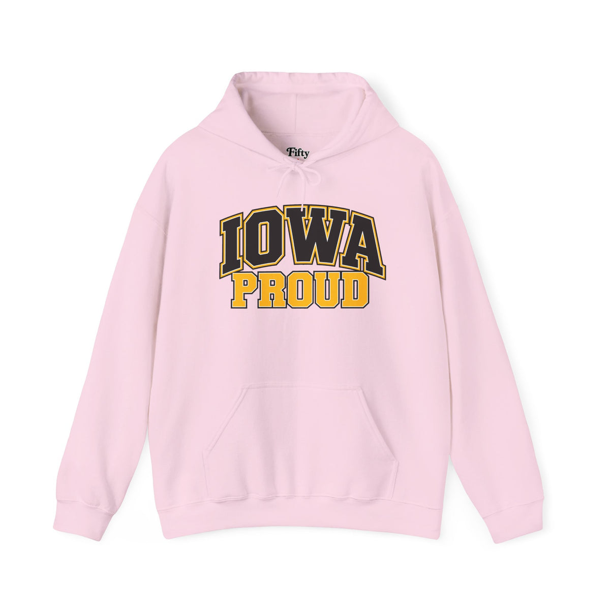 Iowa Proud Unisex Hoodie State Name Graphic