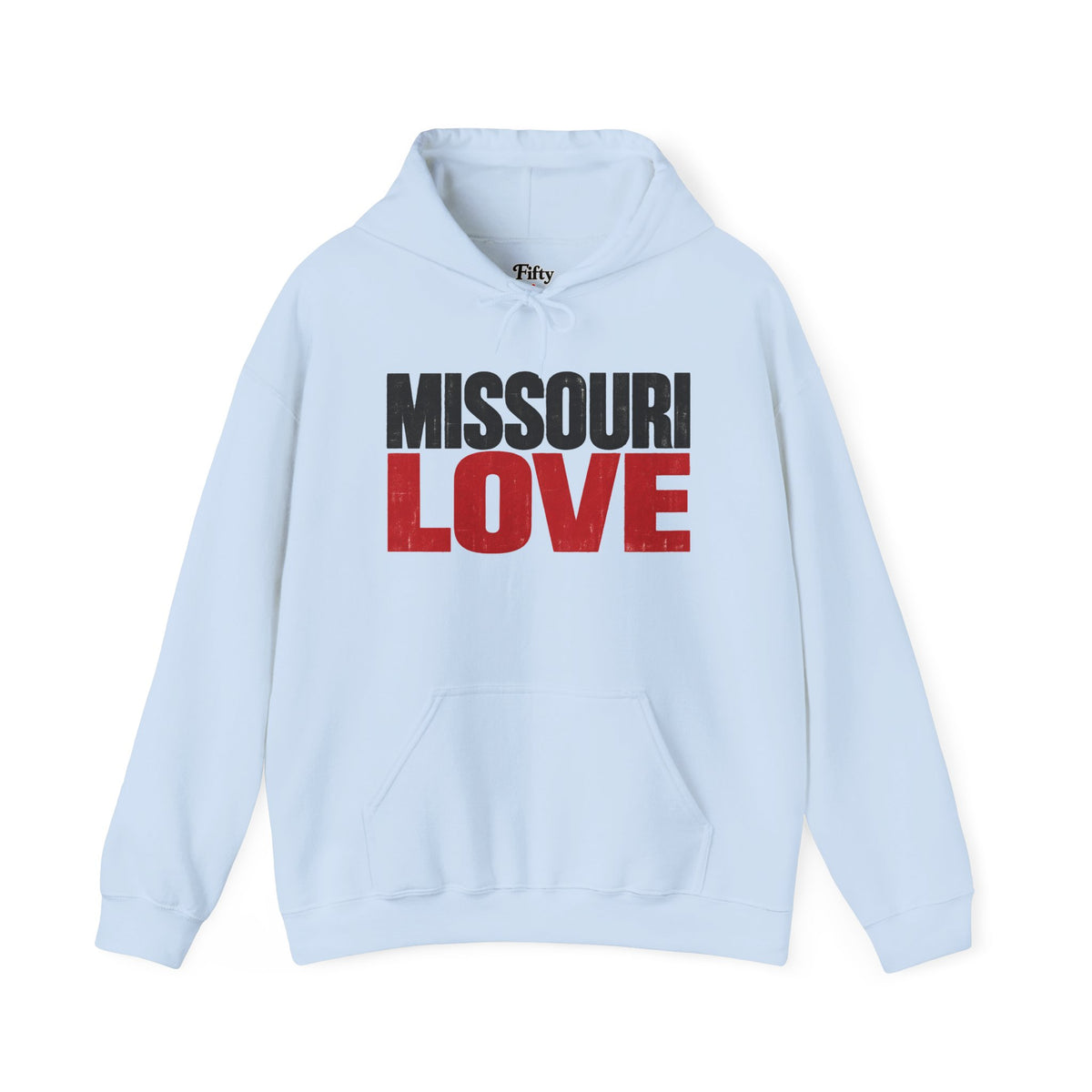 Missouri Love Unisex Hoodie State Name Graphic