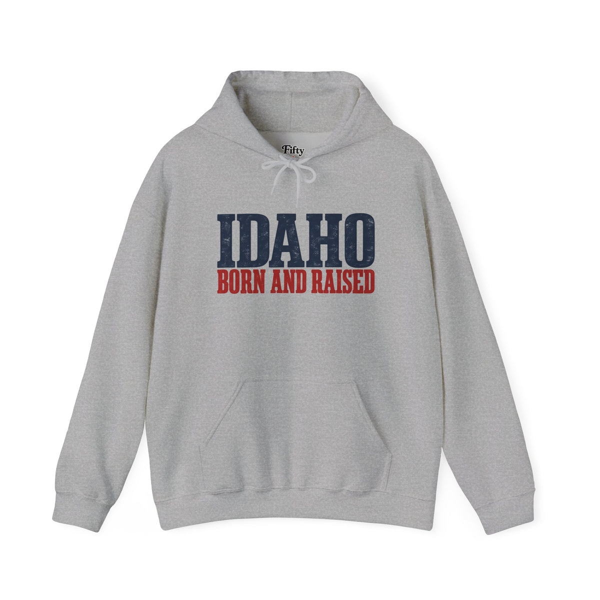 Idaho Born and Raised Classic Heritage Unisex Hoodie Graphic